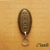 Bao da chìa khóa ô tô Infiniti - Dòng da Vachetta