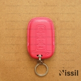 Bao da chìa khóa ô tô KIA Sportage, Cerato, Sorento 2011 - 4 nút - Dòng da Vachetta