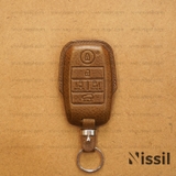 Bao da chìa khóa ô tô KIA Sedona - 5 nút - Dòng da Vachetta
