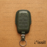 Bao da chìa khóa ô tô KIA Sedona - 5 nút - Dòng da Vachetta