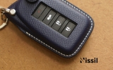Bao da chìa khoá ô tô Lexus RX - Cúc bấm Snap - Dòng da bê Epsom mix màu
