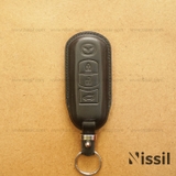 Bao da chìa khóa ô tô Mazda - 3 nút - Dòng da Vachetta