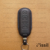 Bao da chìa khóa ô tô Mazda - 3 nút - Dòng da Vachetta