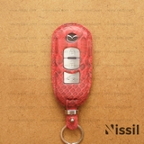 Bao da Mazda - 3 nút - Da trăn