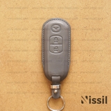 Bao da chìa khóa ô tô Mazda - 2 nút - Dòng da Vachetta