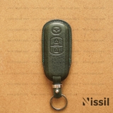 Bao da chìa khóa ô tô Mazda - 2 nút - Dòng da Vachetta