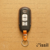 Bao da Mazda - 3 nút - Epsom Mix