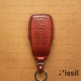 Bao da chìa khóa ô tô Mercedes Benz - W205 - Dòng da Vachetta