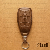 Bao da chìa khóa ô tô Mercedes Benz - W205 - Dòng da Vachetta