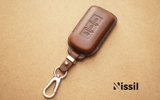 Bao da chìa khóa ô tô Mitsubishi - 3 nút - Dòng da Vachetta
