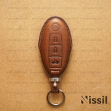 Bao da chìa khóa ô tô Nissan - Dòng da Vachetta