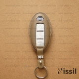 Bao da chìa khoá ô tô Nissan - Dòng da bê Epsom