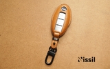 Bao da chìa khoá ô tô Nissan - Dòng da bê Epsom