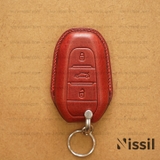 Bao da chìa khóa ô tô Peugeot - Dòng da Vachetta