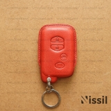 Bao da chìa khóa ô tô Toyota Altis 2011 - 4 nút - Dòng da Vachetta