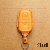 Bao da chìa khóa ô tô Toyota Camry - M2 - 4 nút - Dòng da Vachetta