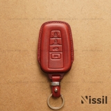 Bao da chìa khóa ô tô Toyota Camry - M2 - 4 nút - Dòng da Vachetta