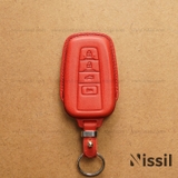 Bao da chìa khóa ô tô Toyota Camry - M2 - 4 nút - Dòng da Vachetta