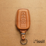 Bao da chìa khóa ô tô Toyota Camry - M2 - 4 nút - Dòng da Vachetta