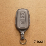 Bao da chìa khóa ô tô Toyota Camry - M2 - 4 nút - Dòng da Vachetta