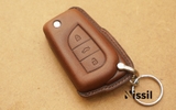 Bao da chìa khóa ô tô Toyota - K - Dòng da Vachetta