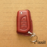 Bao da chìa khóa ô tô Toyota - K - Dòng da Vachetta