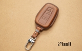 Bao da chìa khóa ô tô Toyota Cross, Altis - 3 nút - Dòng da Vachetta