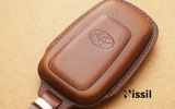 Bao da chìa khóa ô tô Toyota Land Cruiser Prado - M2 - 3 nút - Dòng da Vachetta