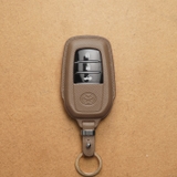 Bao da chìa khoá ô tô Toyota Land Cruiser, Prado, Fortuner - M1 - 3 nút - Dòng da Epsom