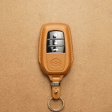 Bao da chìa khoá ô tô Toyota Land Cruiser, Prado, Fortuner - M1 - 3 nút - Dòng da Epsom