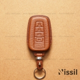 Bao da chìa khóa ô tô Toyota Camry - M2 - 4 nút - Dòng da Vachetta