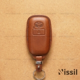 Bao da chìa khóa ô tô Toyota Veloz, Raize, Avanza - Dòng da Vachetta