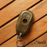 Bao da chìa khóa ô tô  Vinfast Fadil - Smart - Dòng da Vachetta