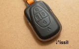 Bao da chìa khoá ô tô Vinfast VF9, VF8, VF7, VF6 - Dòng da bê Epsom mix màu