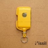 Bao da chìa khoá ô tô Volvo - Dòng da bê Epsom