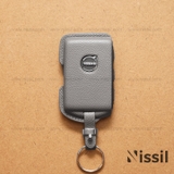 Bao da chìa khoá ô tô Volvo - Dòng da bê Epsom