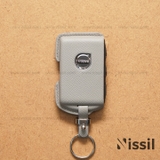 Bao da chìa khoá ô tô Volvo - Dòng da bê Epsom