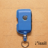 Bao da chìa khoá ô tô Volvo - Dòng da bê Epsom