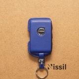 Bao da chìa khoá ô tô Volvo - Dòng da bê Epsom