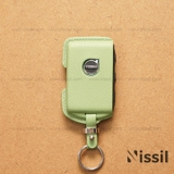 Bao da chìa khoá ô tô Volvo - Dòng da bê Epsom