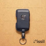 Bao da chìa khoá ô tô Volvo - Dòng da bê Epsom