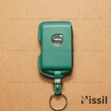 Bao da chìa khoá ô tô Volvo - Dòng da bê Epsom