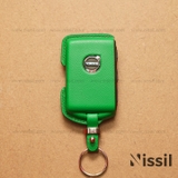 Bao da chìa khoá ô tô Volvo - Dòng da bê Epsom