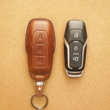 Bao da chìa khóa ô tô Ford Explorer - 3 nút - Dòng da Vachetta