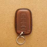 Bao da chìa khóa ô tô KIA Sportage, Cerato, Sorento 2011 - 4 nút - Dòng da Vachetta