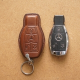 Bao da chìa khóa ô tô Mercedes Benz - W204 - Dòng da Vachetta