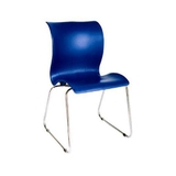 Ghế tĩnh khung thép mạ G07M đệm tựa nhựa
