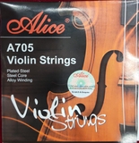 Dây Violin Alice A705 Plated Steel, Steel Core, Alloy Winding