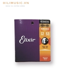 ELIXIR 16052 NANOWEB PHOSPHOR BRONZE ACOUSTIC GUITAR STRINGS 12-53