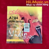 Dây Violin Alice A704 Plated Steel, Steel Core, Alloy Winding